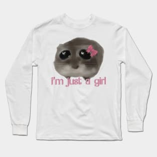 Sad hamster Long Sleeve T-Shirt